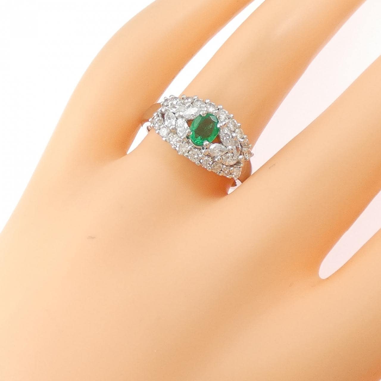 PT900 エメラルド リング 0.47CT