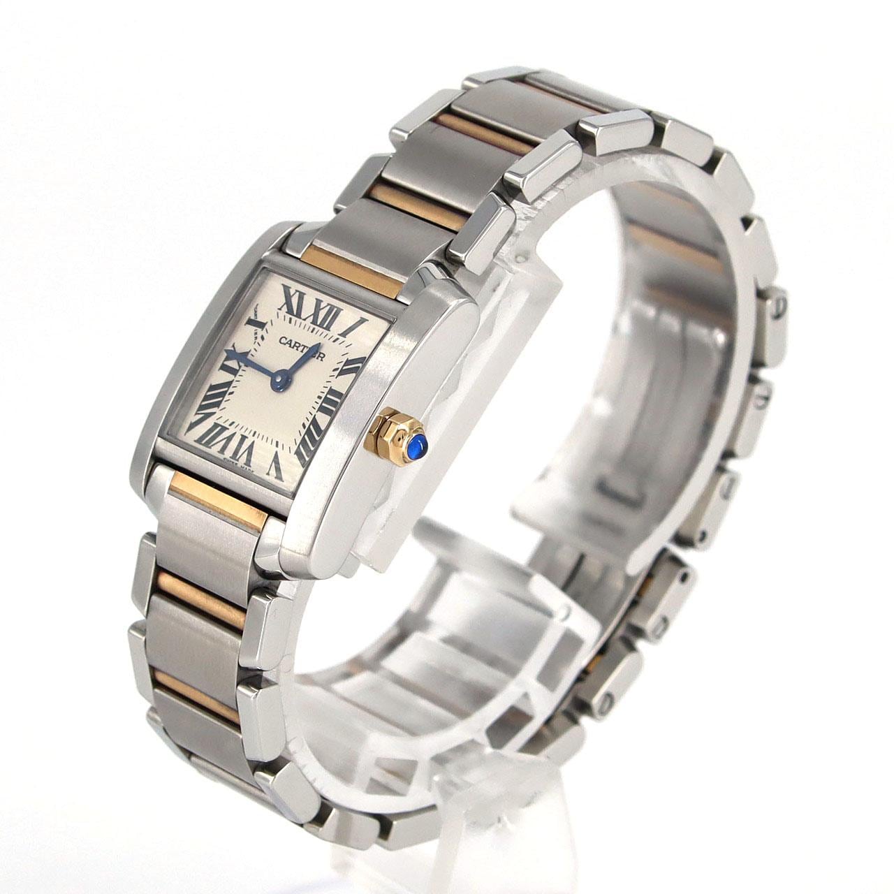 Cartier Tank Francaise SM 兩色 W51007Q4 SSxYG石英