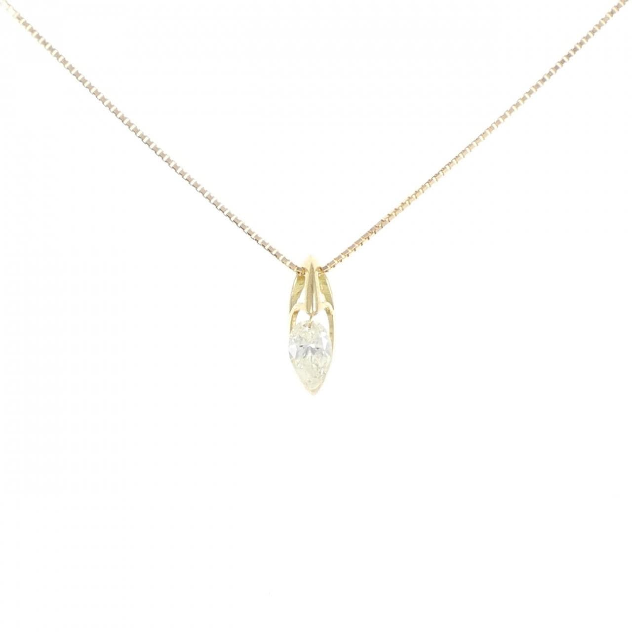 K18YG ダイヤモンド ネックレス 0.33CT