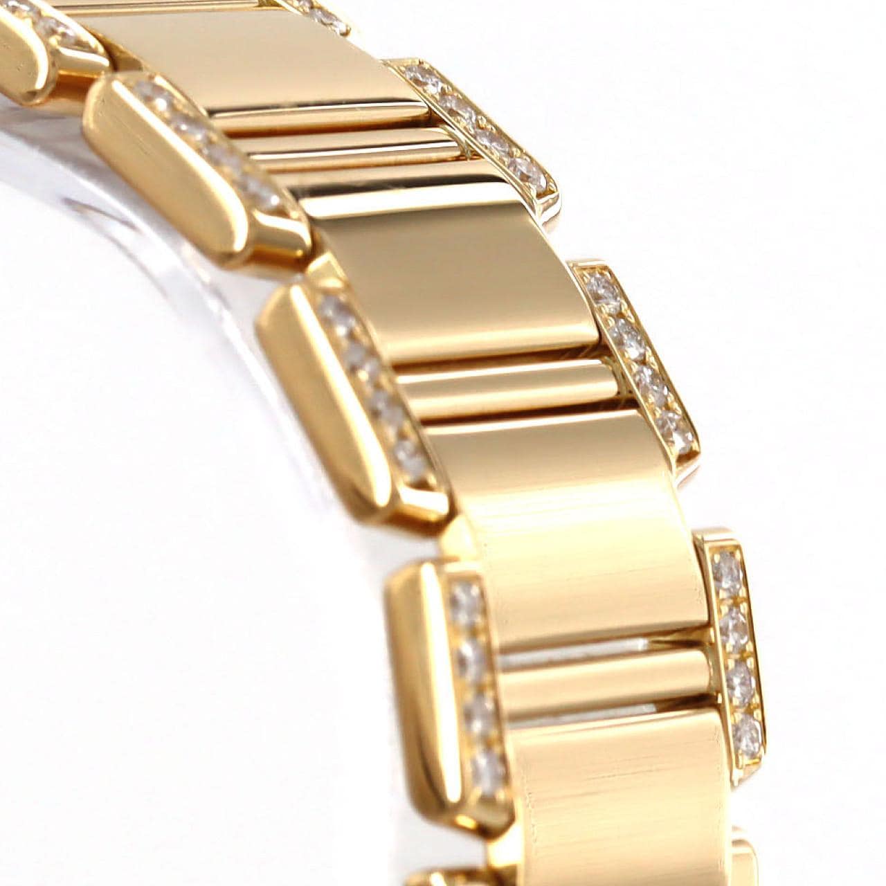 カルティエ タンクフランセーズSM YG/D･ブレスハーフD WE1001RC YG クォーツ