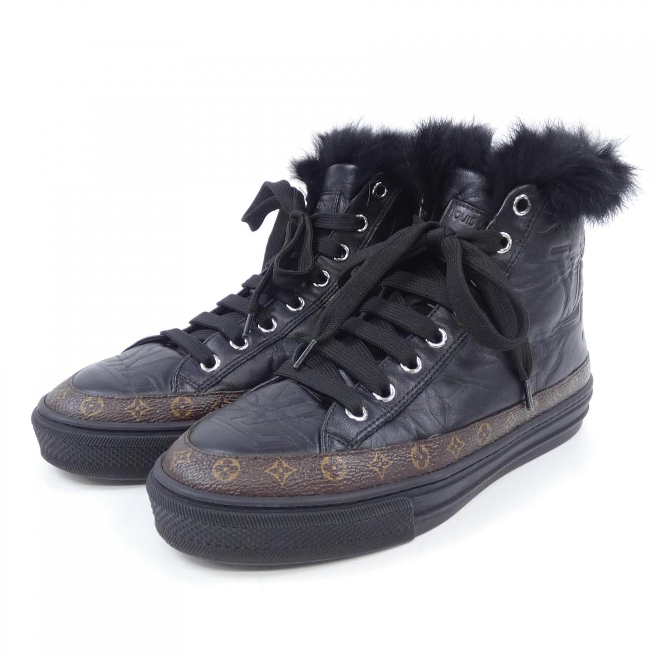 ルイヴィトン LOUIS VUITTON ファー ステラーライン スニーカー