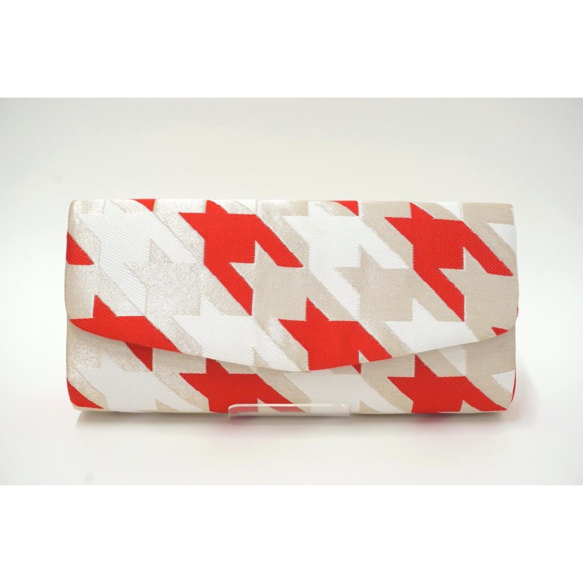 【新品】クラッチバッグ　千鳥格子