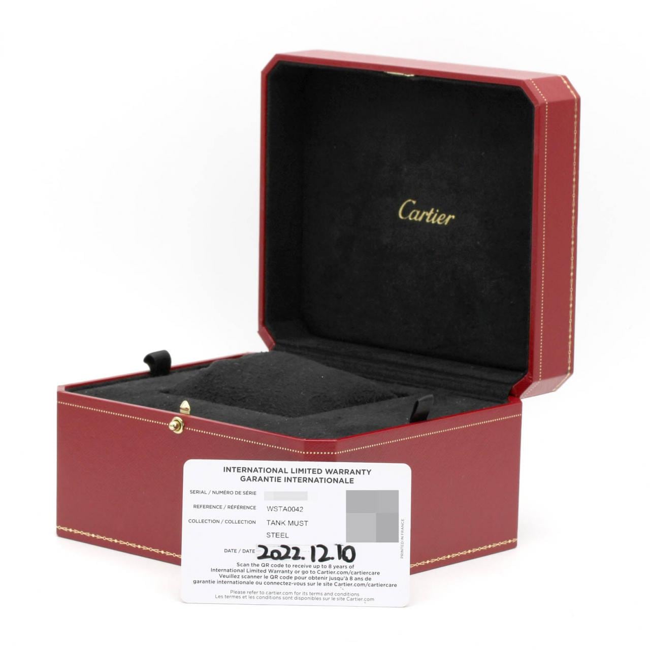 【ノーメンテナンス還元価格】カルティエ タンクマストSM WSTA0042 SS クォーツ