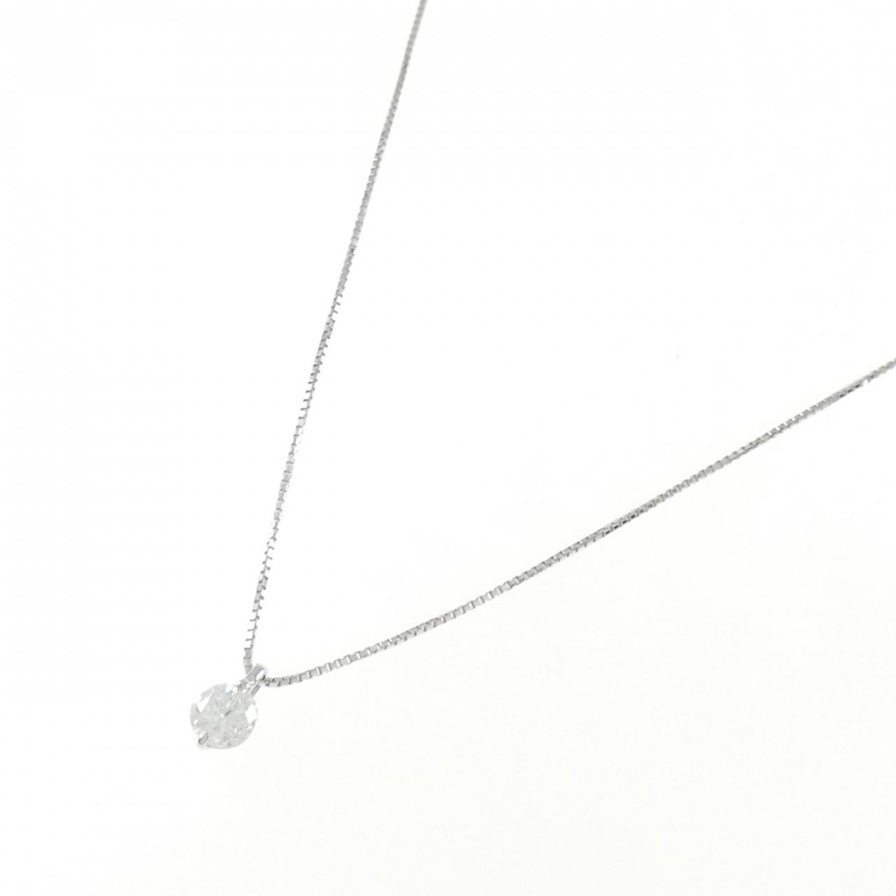 K18WG ダイヤモンド ネックレス 0.27CT