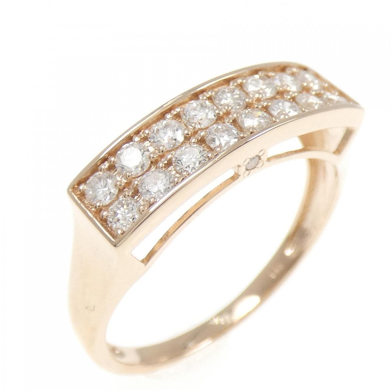 K18PG ダイヤモンド リング 0.50CT