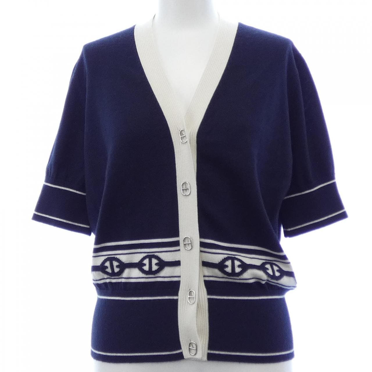 エルメス HERMES シェーヌダンクル CHAINE D'ANCRE 5E2749DF カーディガン