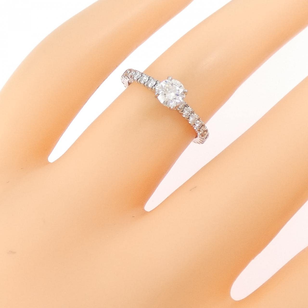 カルティエ 1895 ソリテール リング 0.34CT G VS1 3EXT