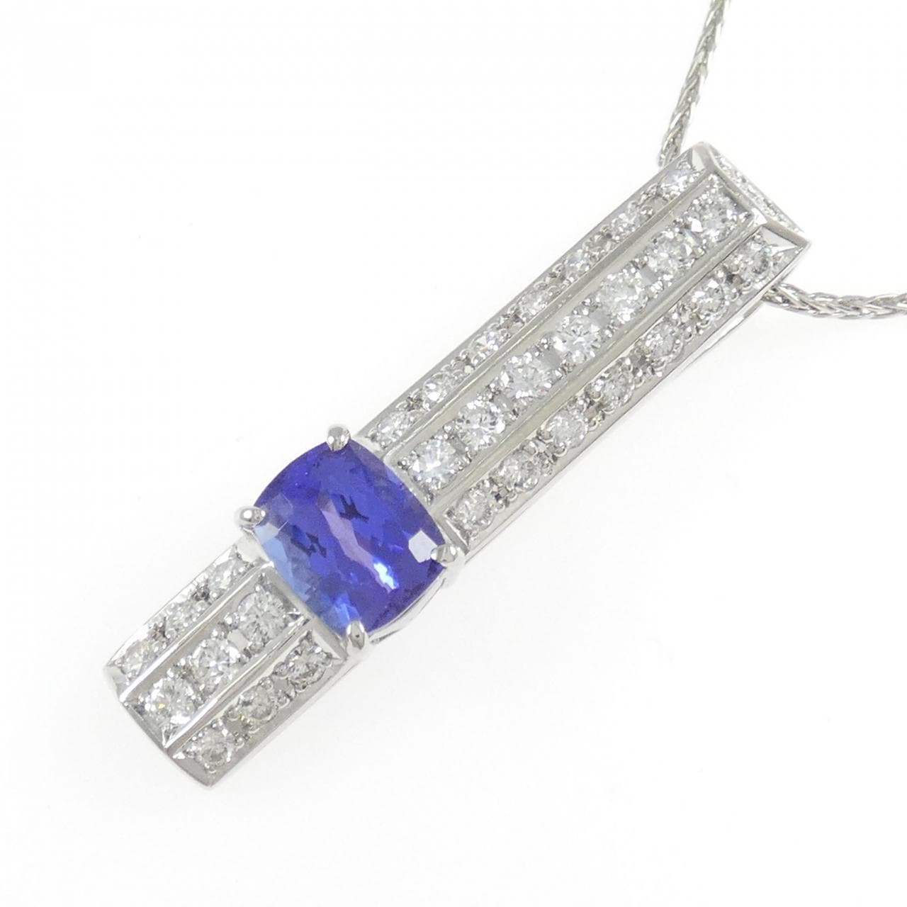 PT900/PT850 タンザナイト ネックレス 2.47CT