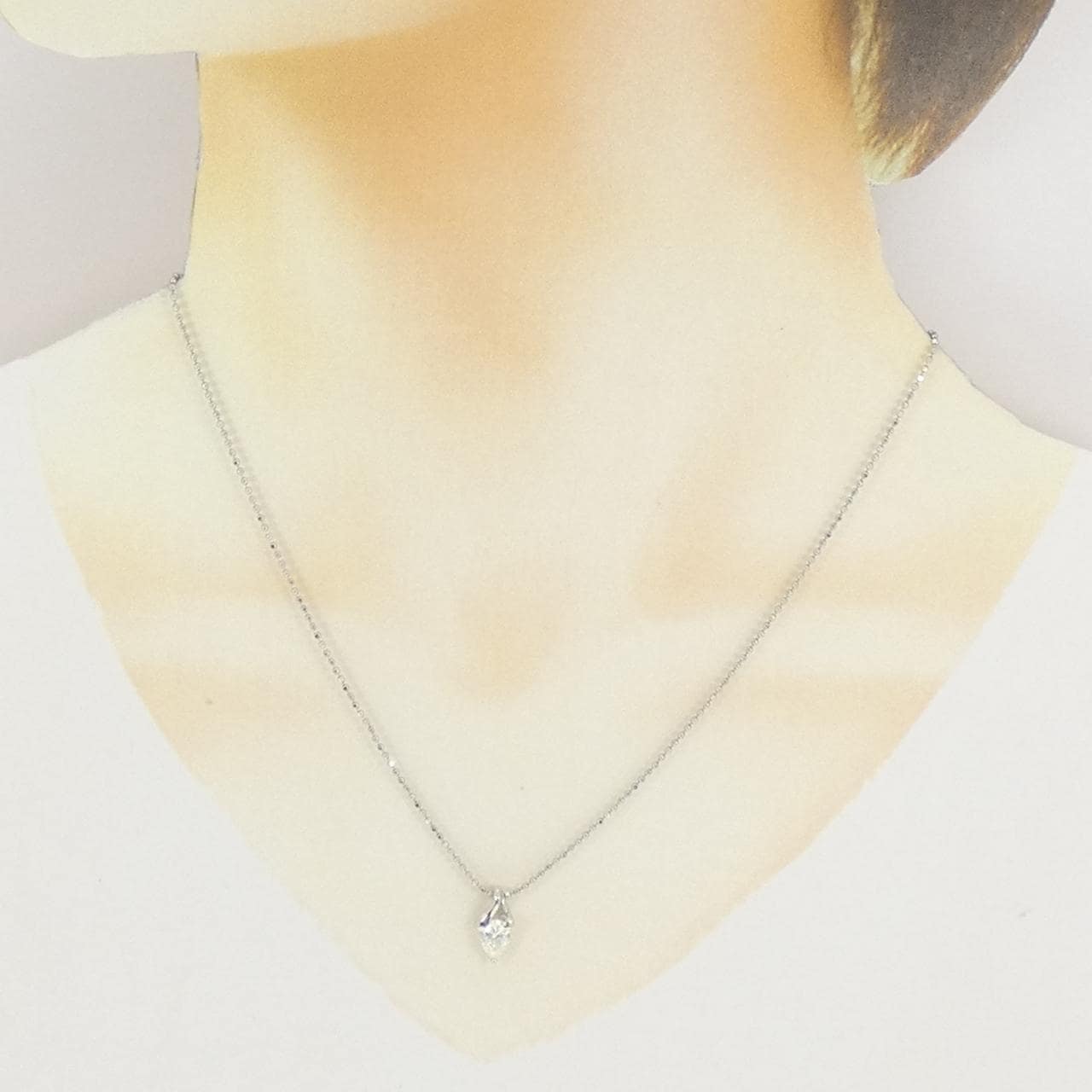 PT900/PT850 ダイヤモンド ネックレス 0.519CT
