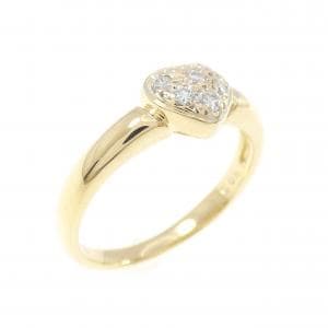 750YG ハート ダイヤモンド リング 0.08CT