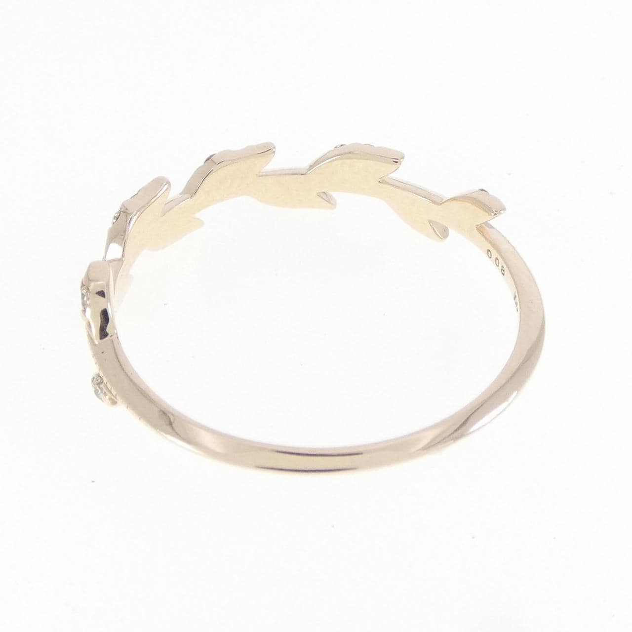 アガット ダイヤモンド リング 0.08CT