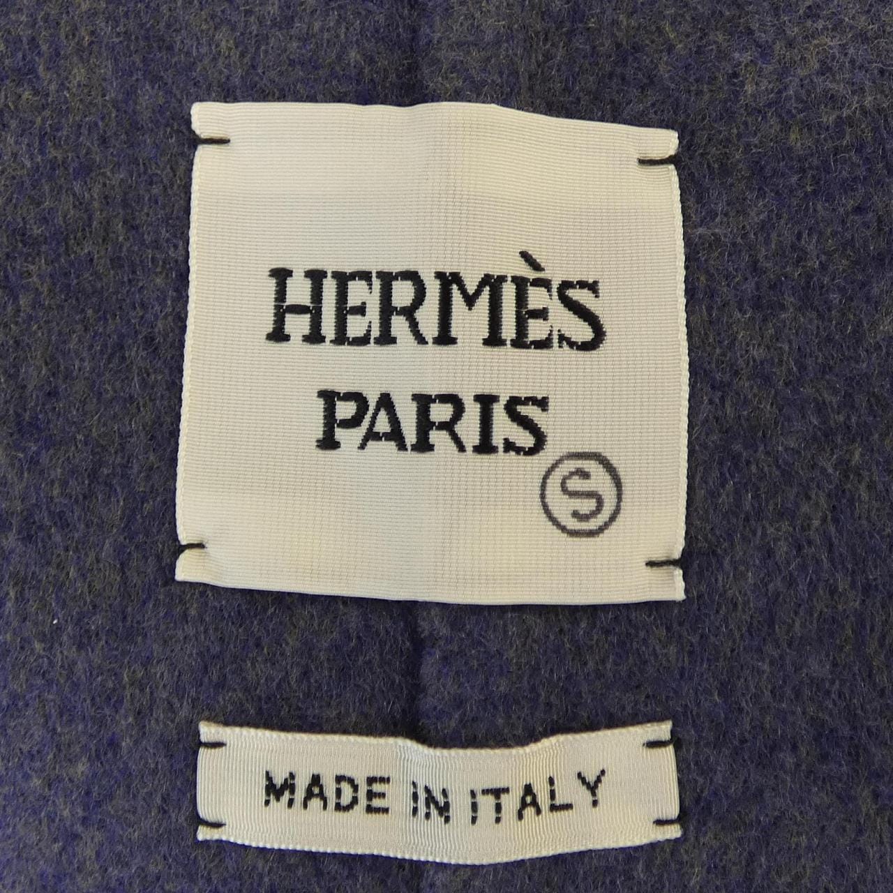 エルメス HERMES クルードセル ラムスキンボタン ダブルフェイス 4H0101DA ロングベスト