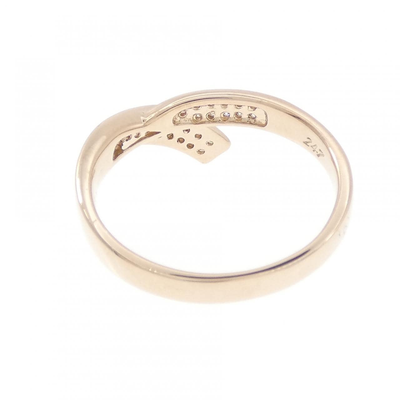 K18PG ダイヤモンド リング 0.21CT