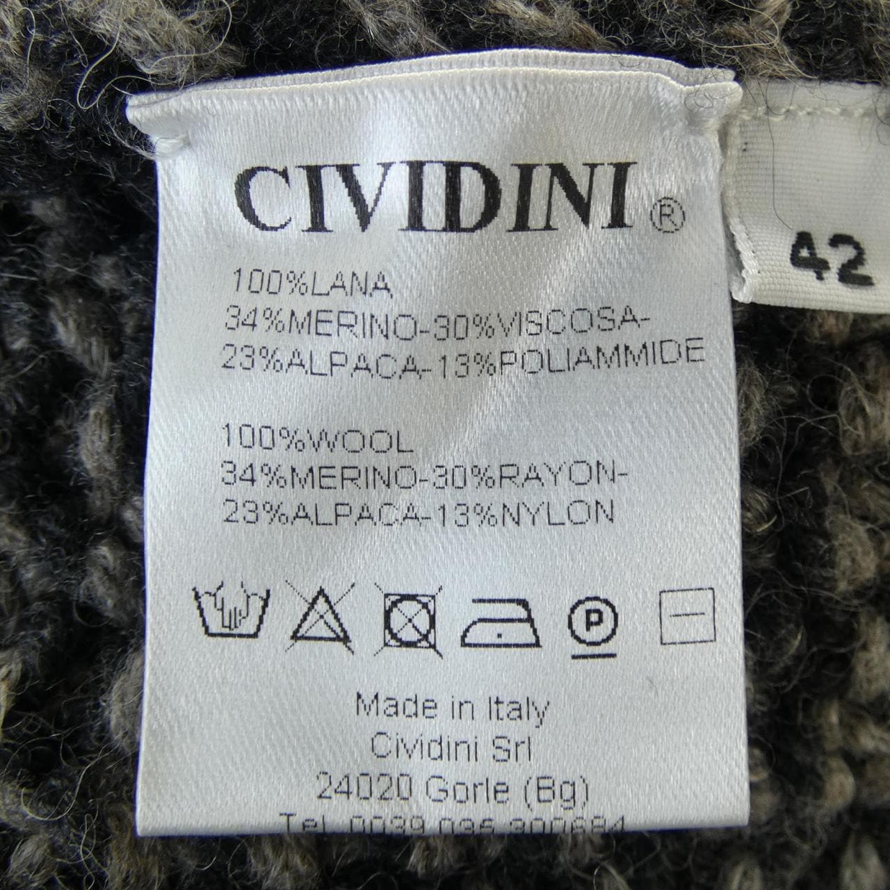 チヴィディーニ CIVIDINI ニット