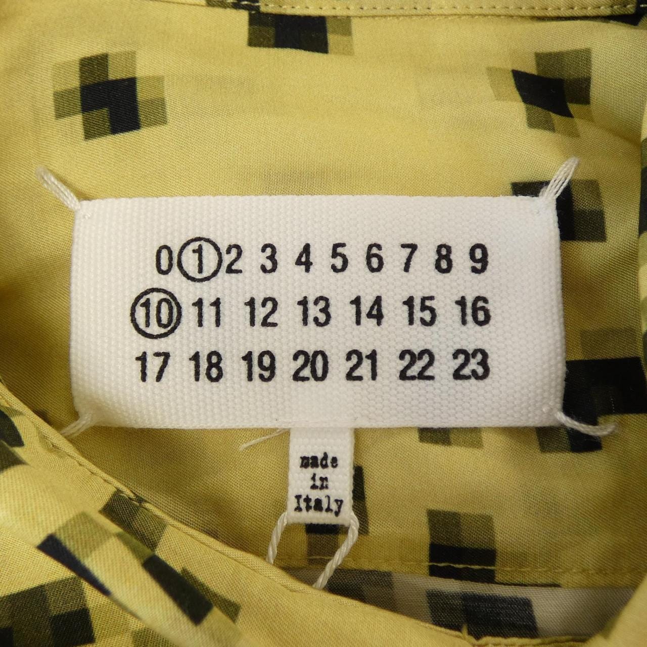 メゾンマルジェラ Maison Margiela ピクセルレオパードシャツ S50DR0013 S／Sシャツ