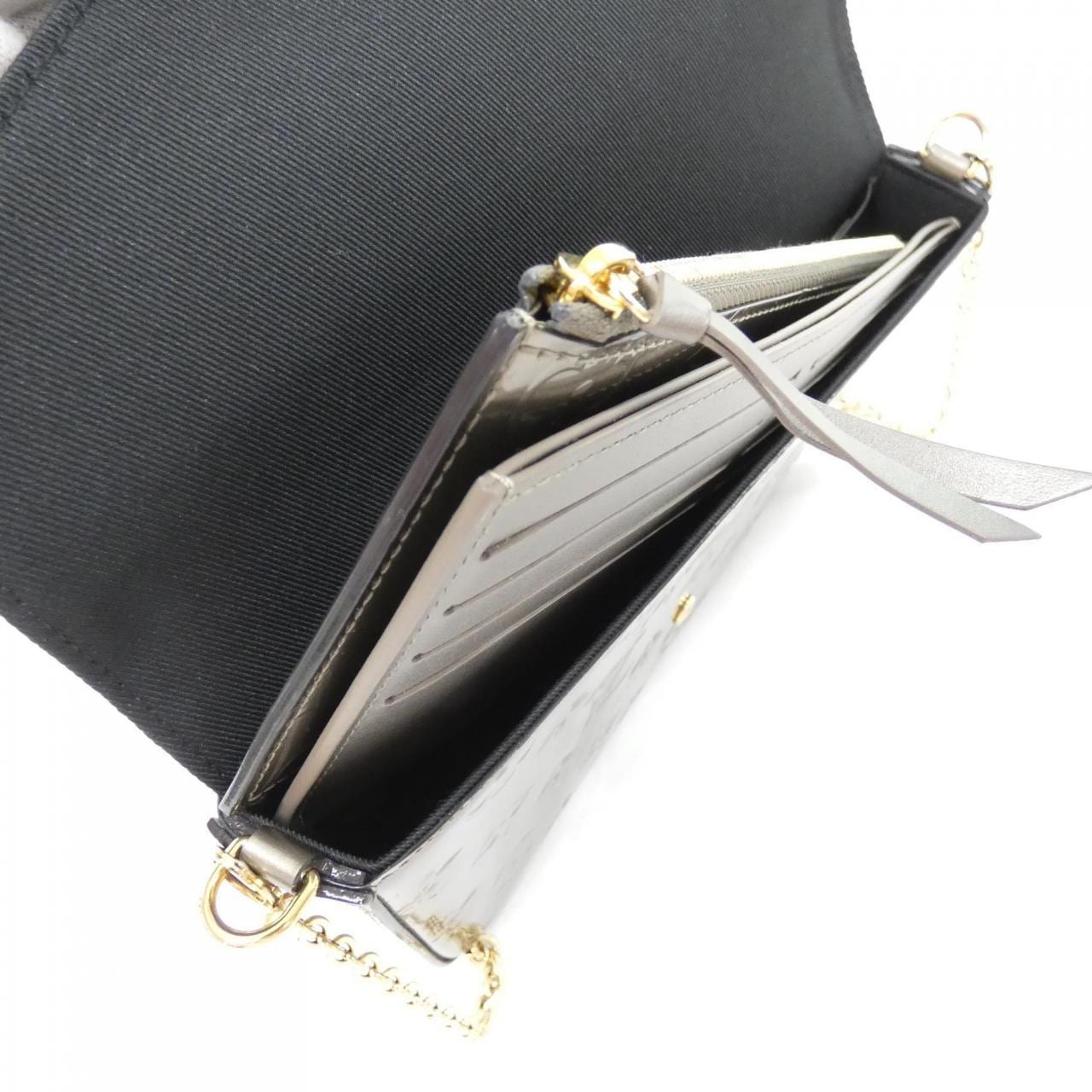 ルイヴィトン モノグラム ヴェルニ ポシェット フェリシー M68648 ショルダーバッグ