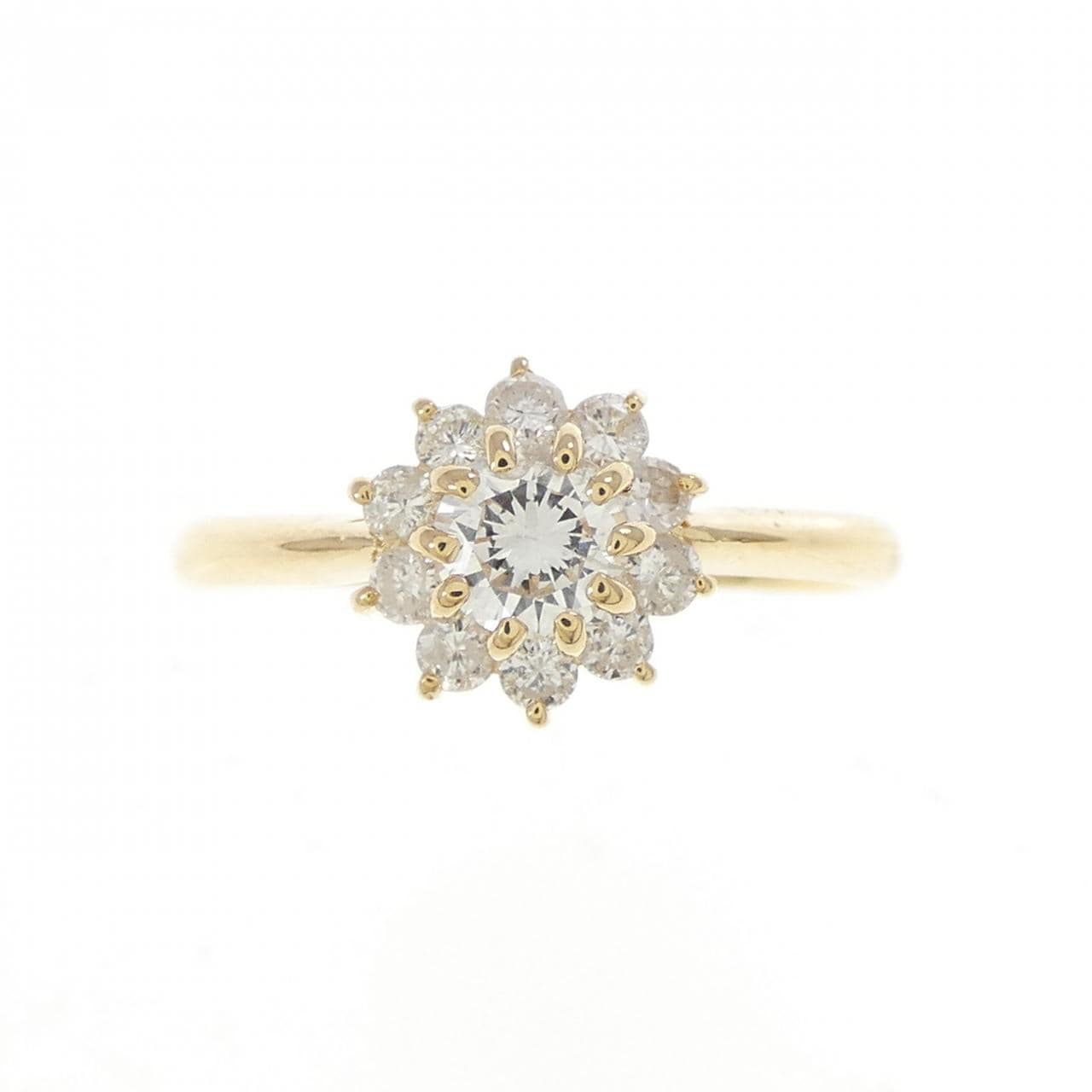K18YG ダイヤモンド リング 0.25CT