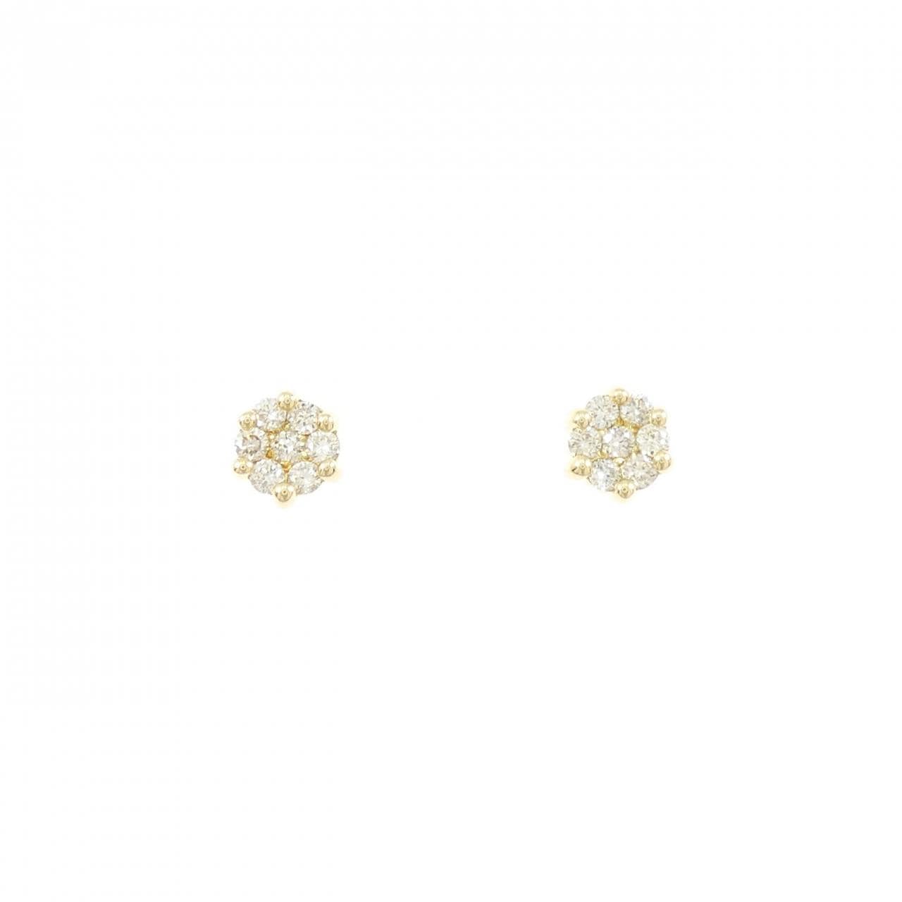 K18YG ダイヤモンド ピアス 0.20CT