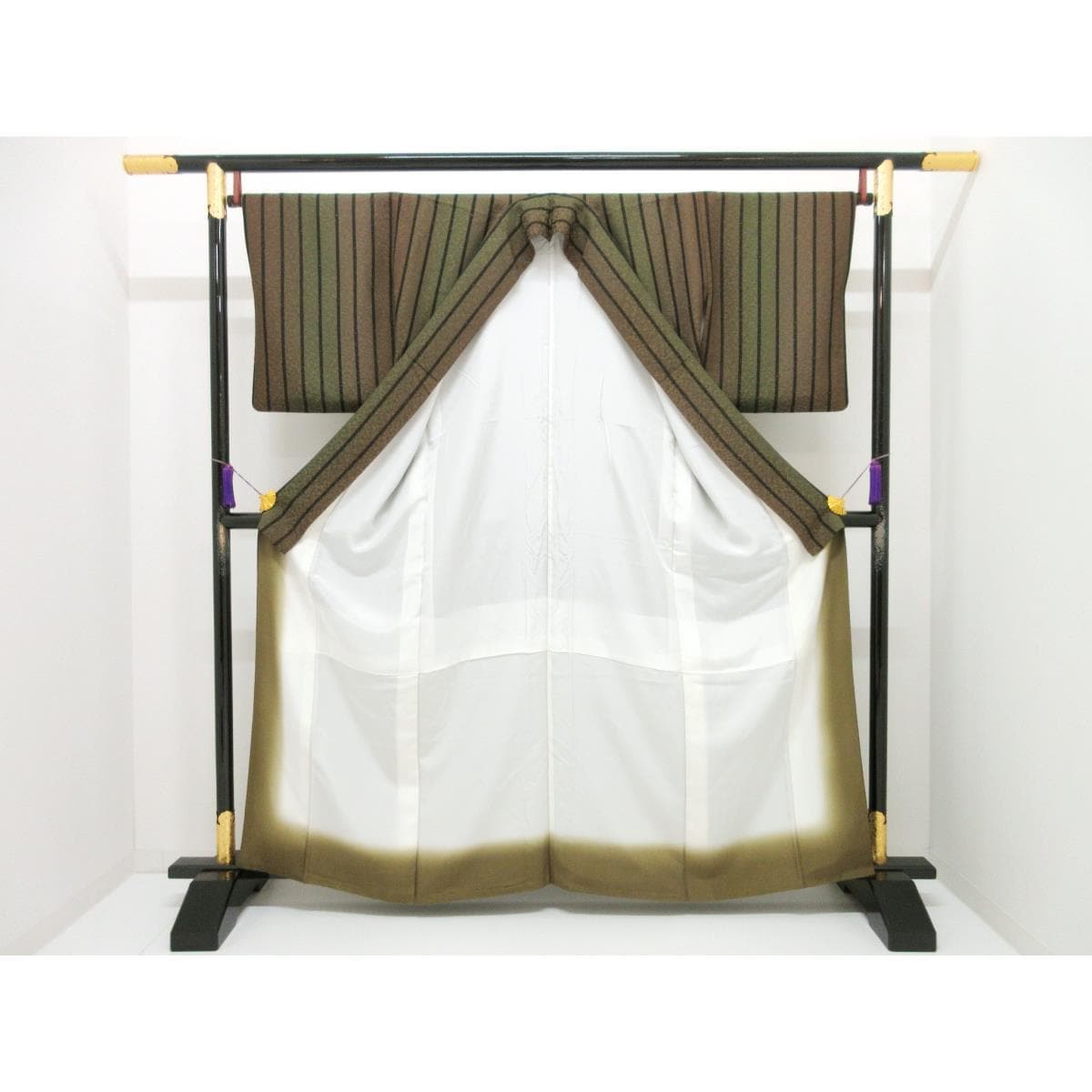 小紋　甲斐泰造　螺鈿入り　身幅Ｌ寸