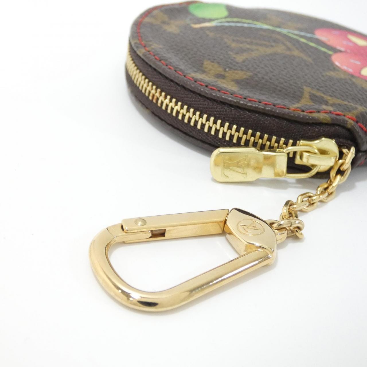 ルイヴィトン モノグラム チェリー ポルト モネ ロン M95043 コインケース