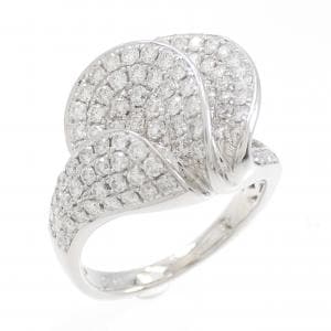K18WG ダイヤモンド リング 1.35CT