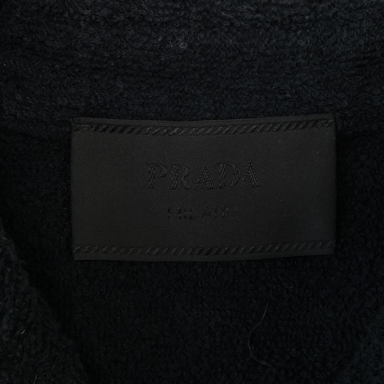 プラダ PRADA トライアングルロゴ コットンテリー ボウリングシャツ SC559 S212 1ZR3 S／Sシャツ