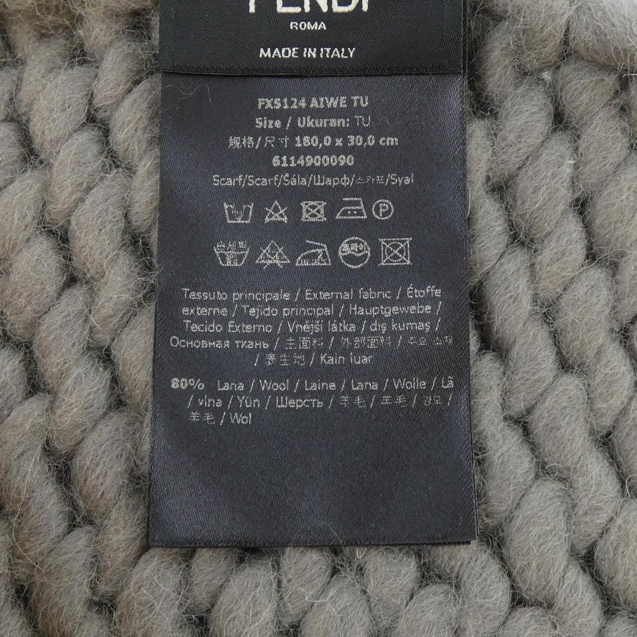 フェンディ FENDI FXS124 AIWE MUFFLER