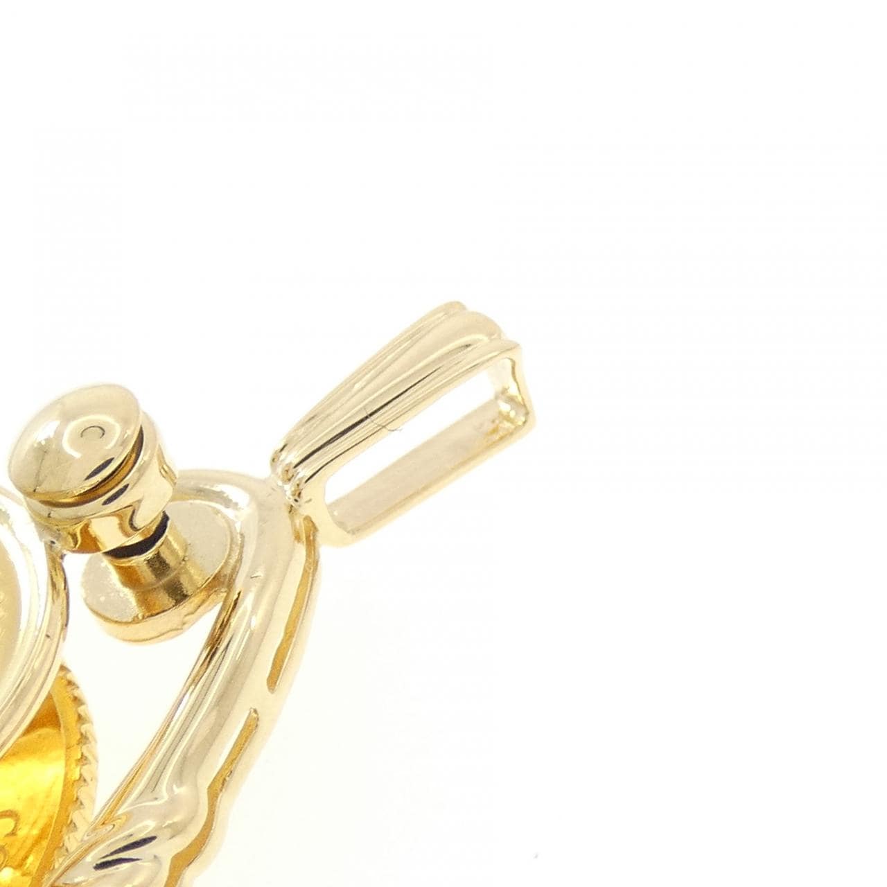 K18YG(枠) コイン ペンダント