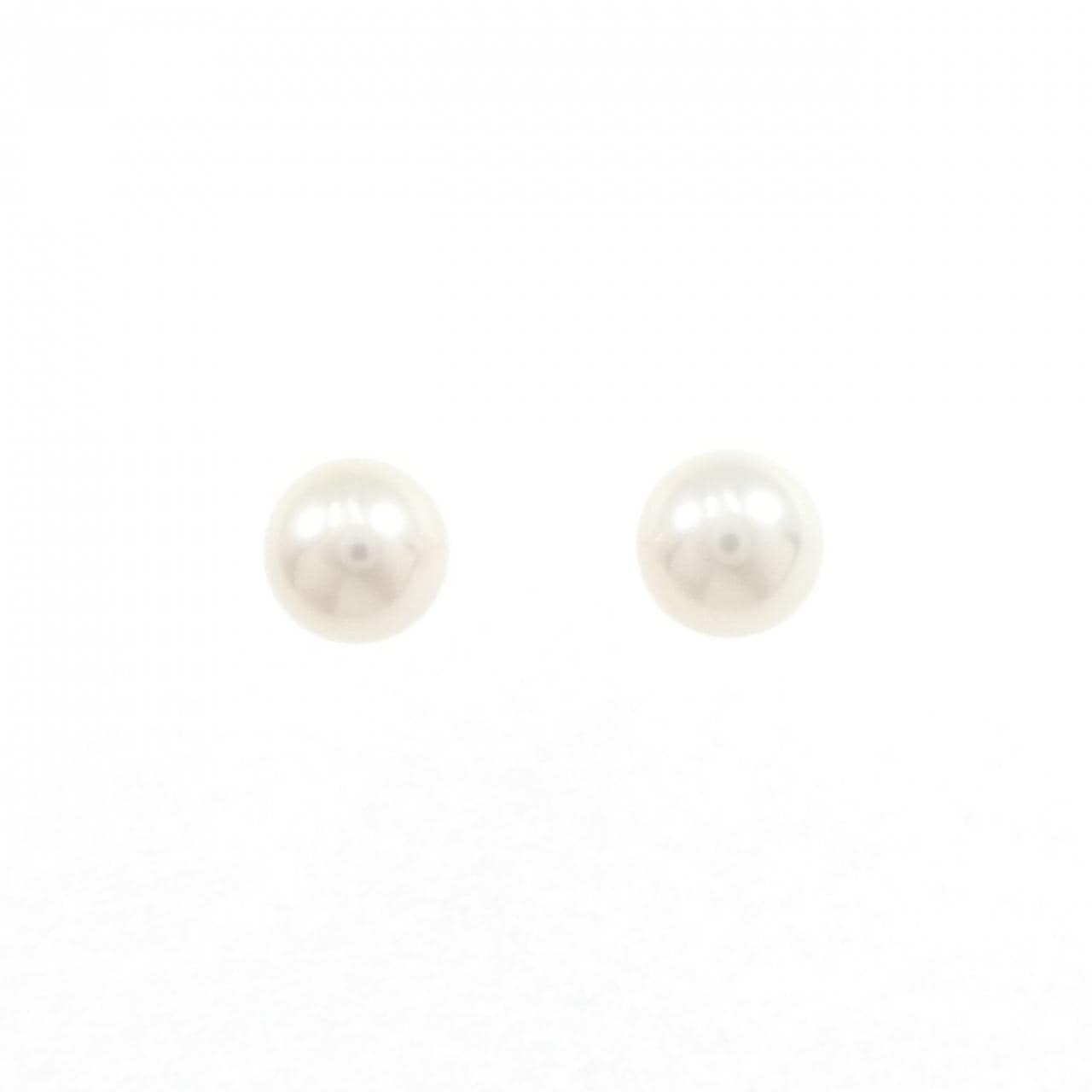 K18YG アコヤパール ピアス 6.3mm