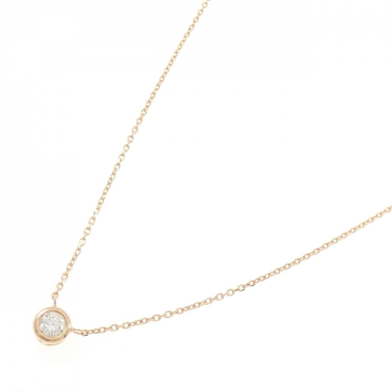 K18PG ダイヤモンド ネックレス 0.203CT
