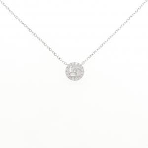 K18WG ダイヤモンド ネックレス 0.35CT