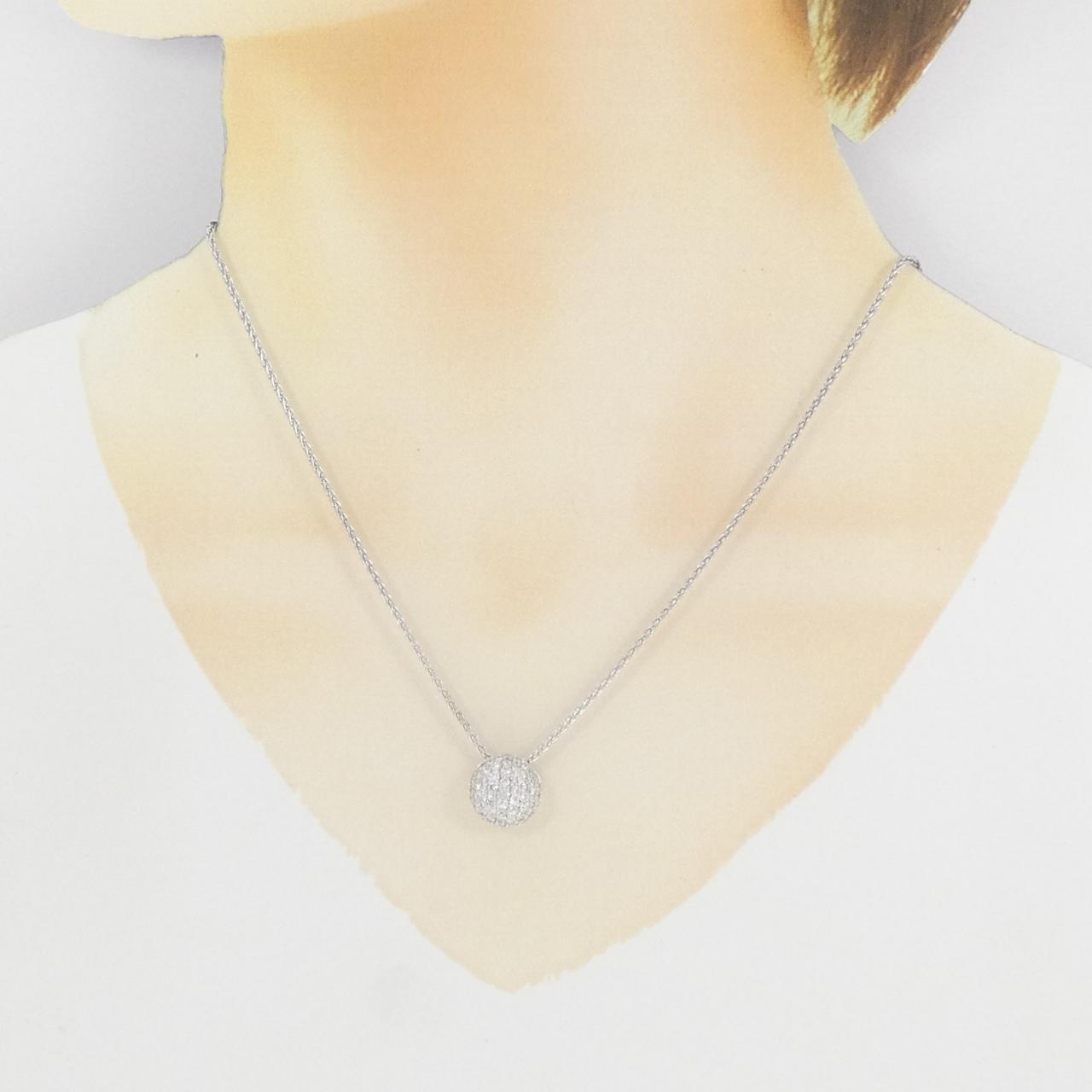 750WG Pavé Diamond Necklace