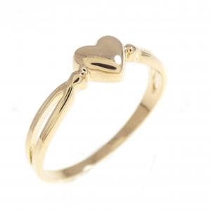 K18YG ハート リング