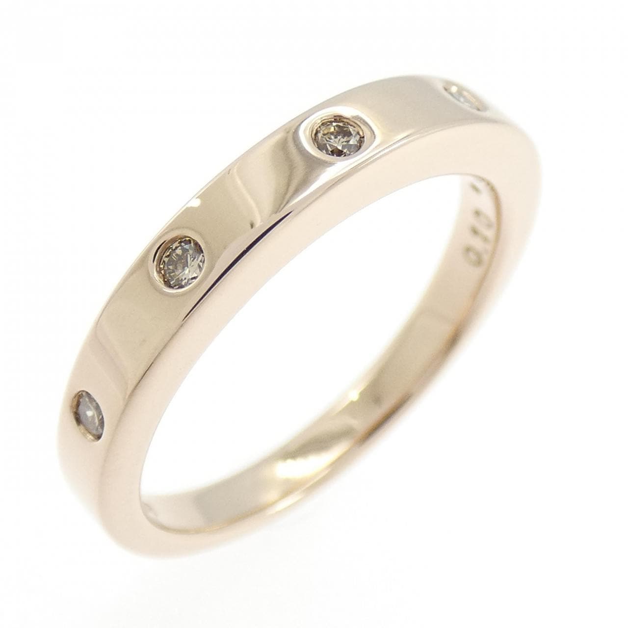 K18PG ダイヤモンド リング 0.10CT