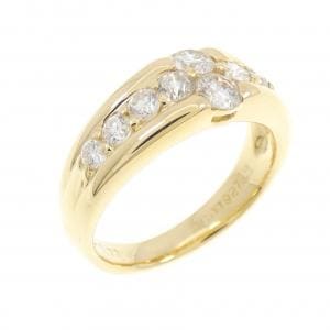 750YG ダイヤモンド リング 0.71CT