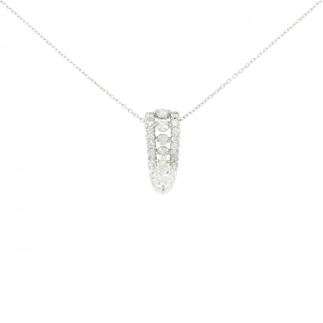 PT900/PT850 ダイヤモンド ネックレス 0.37CT