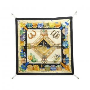 エルメス CHARMES DES PLAGES NORMANDES カレ スカーフ