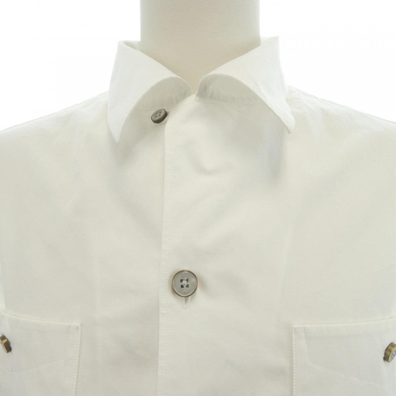 ルイヴィトン LOUIS VUITTON シグネチャーショートスリーブコットンシャツ HSS75WAS1 S／Sシャツ