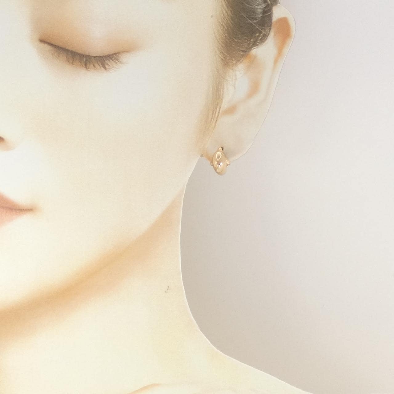 K18PG ドルフィン ピアス