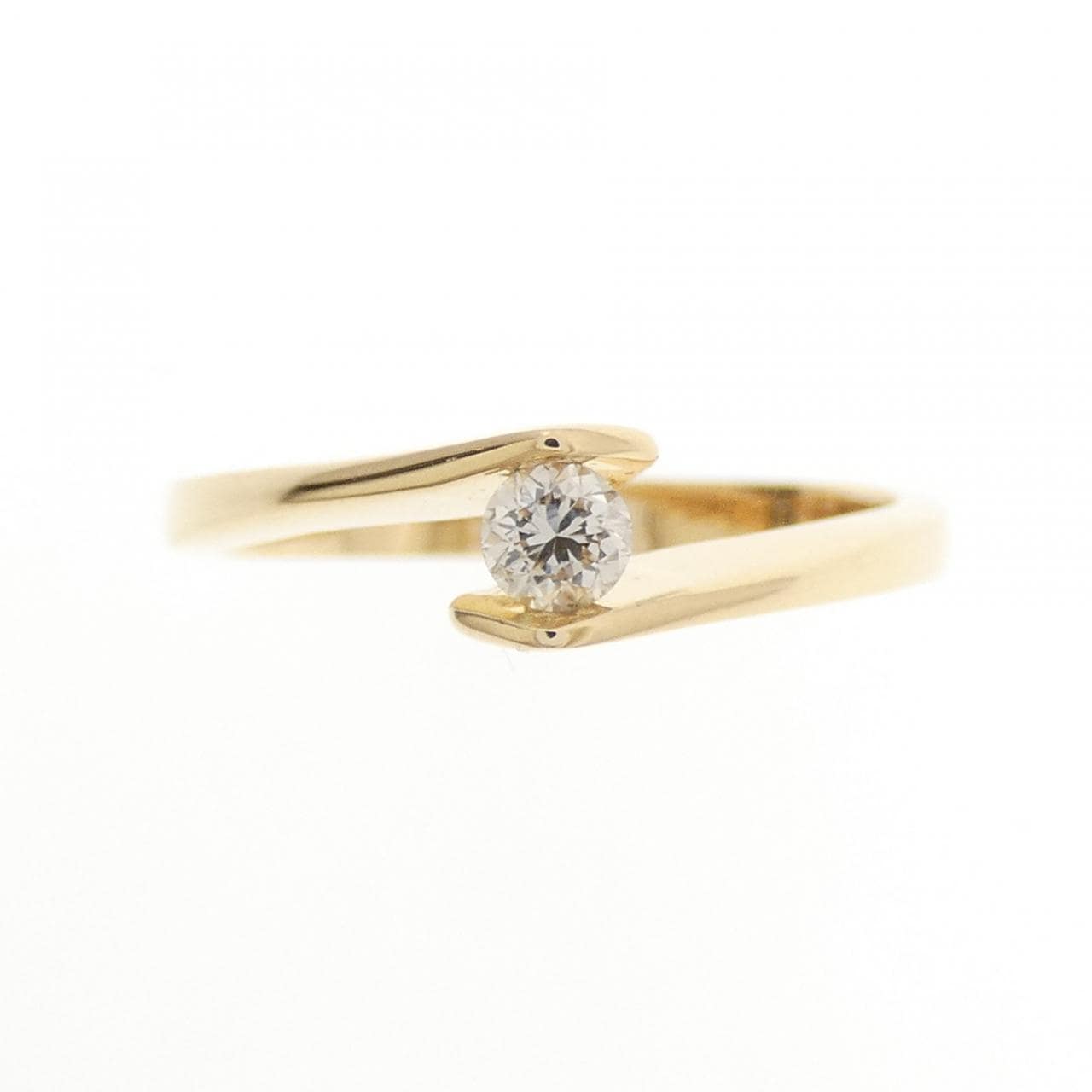 K18YG ダイヤモンド リング 0.11CT