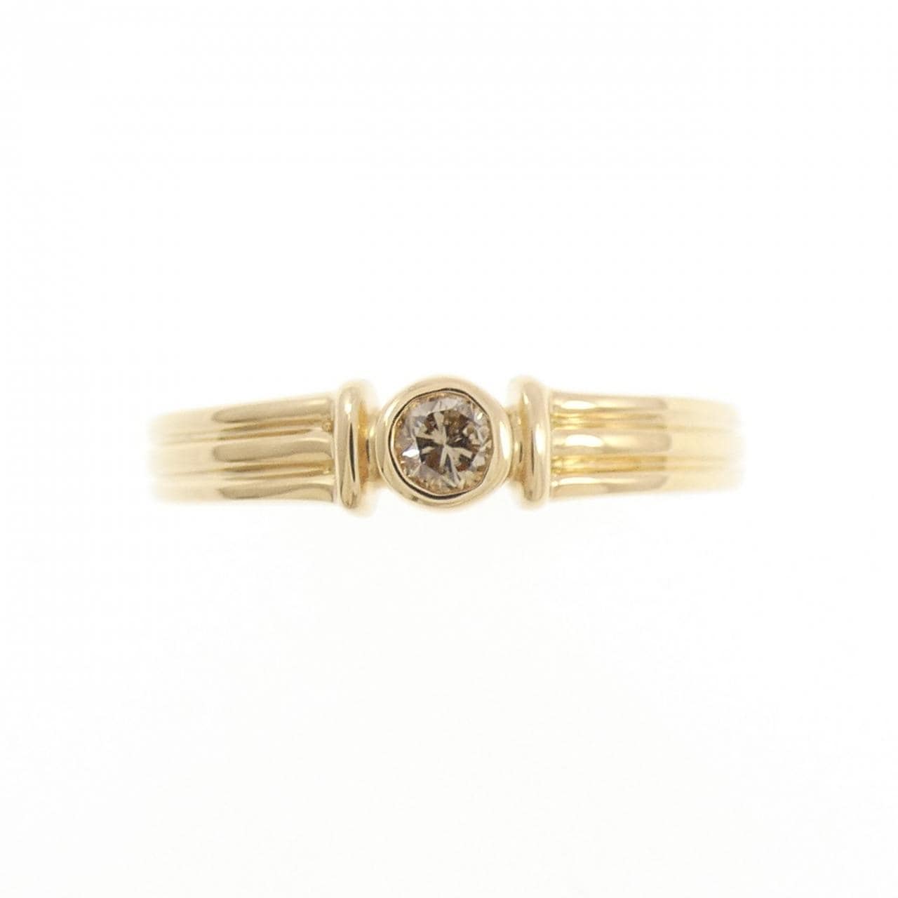 K18YG ダイヤモンド リング 0.09CT
