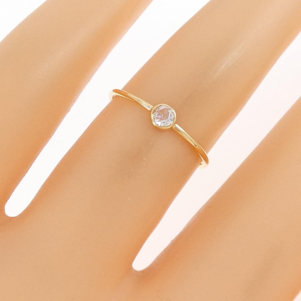 750YG ダイヤモンド リング