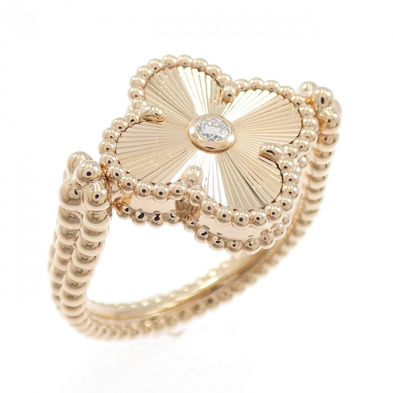 ヴァンクリーフ&アーペル ヴィンテージアルハンブラ リバーシブル リング