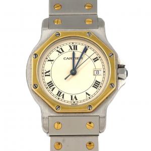 【ノーメンテナンス特価】カルティエ サントスオクタゴンLM コンビ W2001583 SSxYG クォーツ