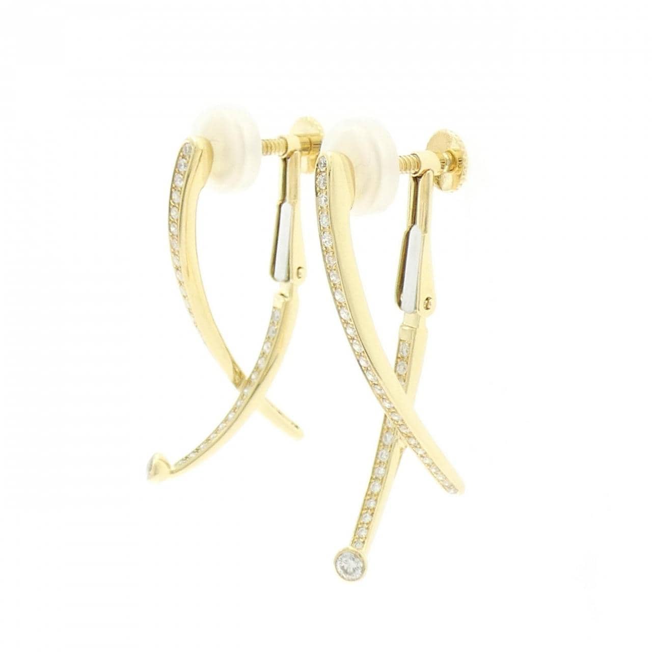 ジュネ ダイヤモンド イヤリング 0.44CT