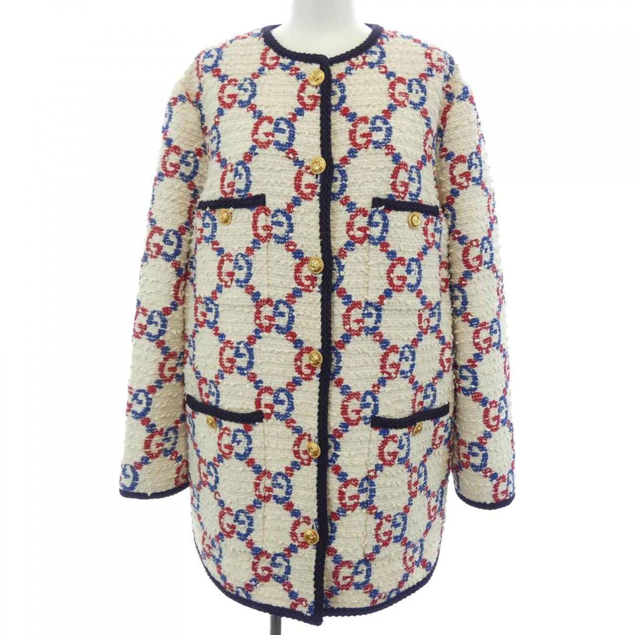 グッチ GUCCI 569926 ZABIL ノーカラージャケット