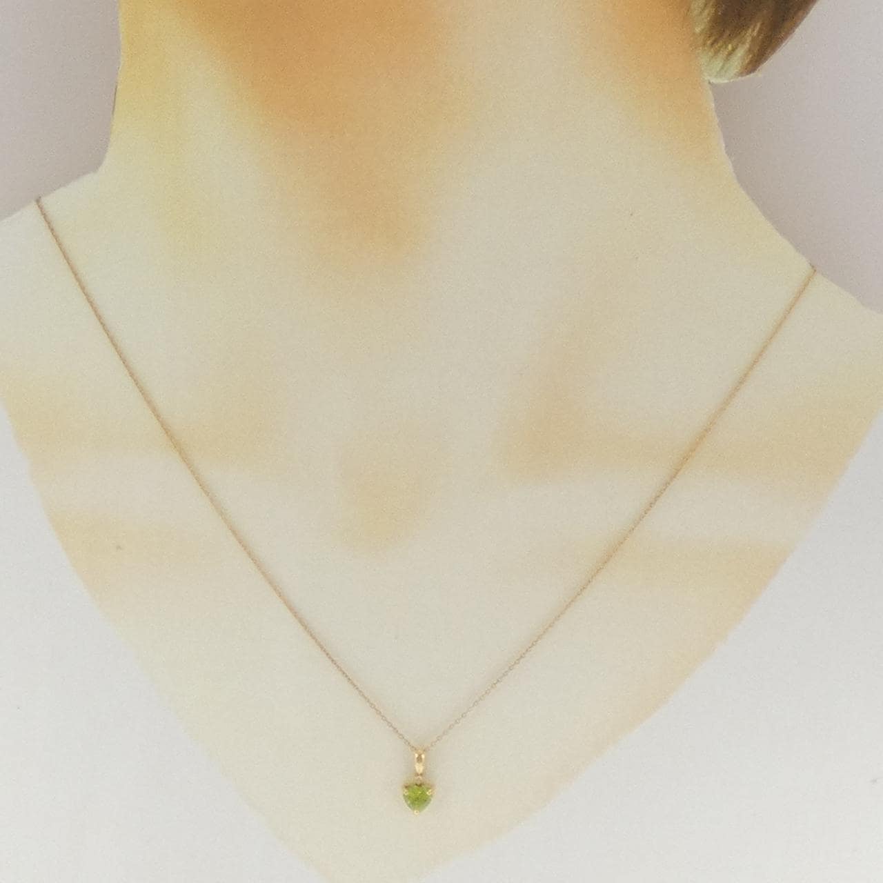 K18YG/K10YG ペリドット ネックレス