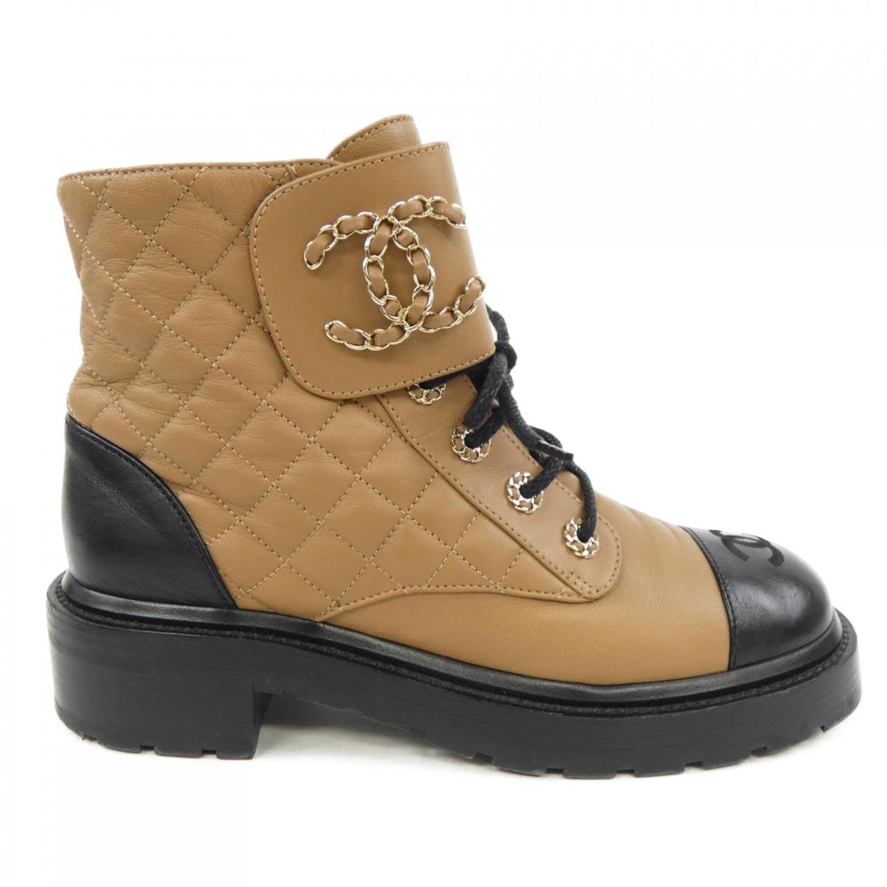 シャネル CHANEL レースアップ G36424X51906 ブーツ