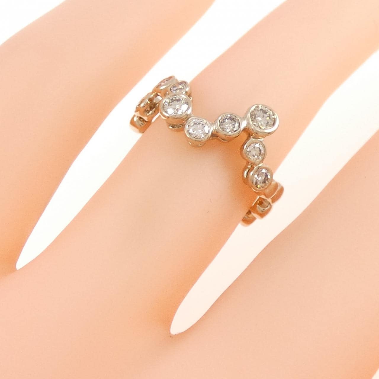 カシケイ ベゼル リング 0.40CT