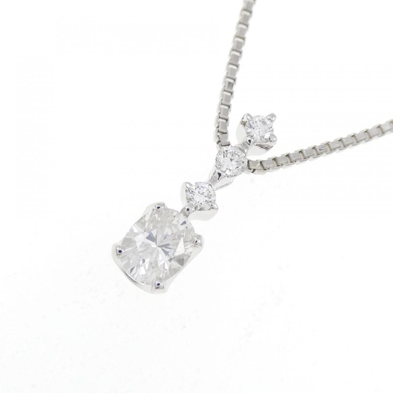 PT900/PT850 ダイヤモンド ネックレス 0.476CT